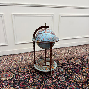 Klassiek Engelse Drankglobe Vloermodel