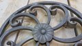 Round wrought iron ornament with curls - OS42