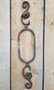 Wrought iron ornament with leaf - OS45