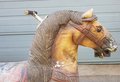 Antiek Kermis paard uit draaimolen