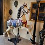Groot antiek Kermis paard uit draaimolen