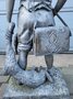 Antiek brons standbeeld Jager met wild