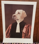 Poster of a dog in traditional costume #4