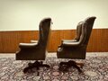 Grote Chesterfield Director chair bureaustoel Donkerbruin