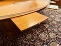 Ovale Art Deco vergadertafel met 8 stoelen