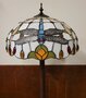 Ronde Tiffany vloerlamp Art Deco