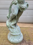 Antiek bronze Engel Putti met bloempot