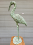 Antiek brons beeld van een Kraanvogel