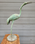 Antiek brons standbeeld van een Kraanvogel