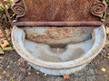 Antique cast iron wall fountain