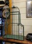 Antique metal bird cage large