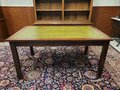 Antique English mahogany writing table