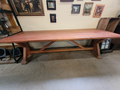 Country wooden monastery table