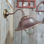 Old copper barn light - WK24