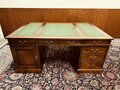 Antique English Mahogany Desk Partnerdesk