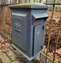 Antique cast iron wall letterbox PTT Post Netherlands