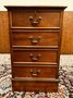 Classic English Chest of Drawers with Leather Inlay