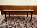 Antique English desk writing table conference table with chairs