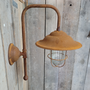 Corten steel outdoor barn lamp - WC19