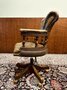 English Chesterfield Captain Chair Office Chair 