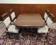 Antique table with 4 chairs