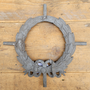 Classic cast iron wreath