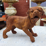 Cast iron sculpture Dog