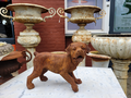 Cast iron sculpture Dog