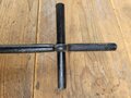 Antique wrought iron bar for a door or window
