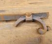 Antique cast iron wall anchors from Antwerp