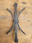 Monumental wrought iron wall anchor