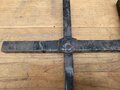 Antique wrought iron bars for a door or window