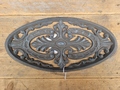 Oval Cast iron ornament