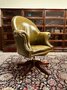 Classic Chesterfield Director chair office chair green