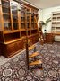 Large antique library stairs