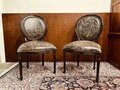 Set of Black English Chairs