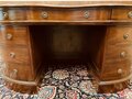 Kidney shaped English Chesterfield desk