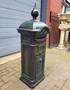 Antique cast iron freestanding mailbox