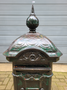 Antique cast iron freestanding mailbox