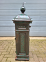 Antique cast iron freestanding mailbox