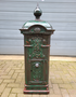 Antique cast iron freestanding mailbox