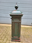 Antique cast iron freestanding mailbox