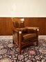 Classic Art Deco Armchair Mocha