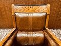 Classic Art Deco Armchair Mocha