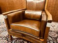 Klassieke Art Deco Fauteuil Mokka