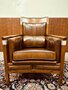 Klassieke Art Deco Fauteuil Mokka