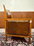 Classic Art Deco Armchair Mocha