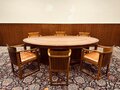 Art Deco Globe Wernicke Style Meeting Table