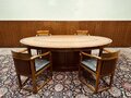 Art Deco Globe Wernicke Style Meeting Table