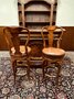 Classic Italian burlwood bar with bar stools